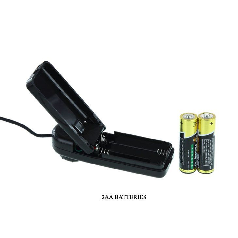 Вибратор-гигант на присоске и с выносным пультом управления - 26 см. (Цвет: розовый)