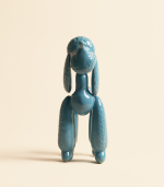 Фигура – Пудель керамический, голубой | Александра Маврина