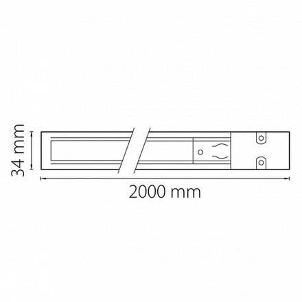 Трек накладной Lightstar Barra 504025