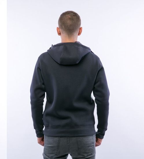 Толстовка BIO CONNECTION БО-М6-96 черный/сер.меланж/хаки