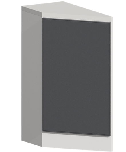 Кухня Модуль ШНТ 300 (правый) Белый / Графит Софт