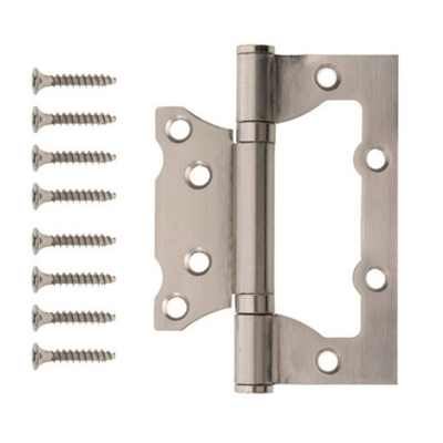 Петля НАКЛАДНАЯ Code Deco 100*75*2,5-B2-NIS Матовый никель (25/100)