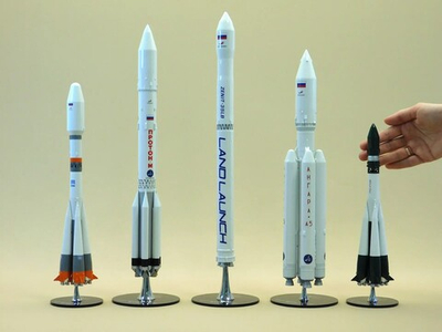 Набор моделей ракет носителей для школьного кабинета физики и астрономии