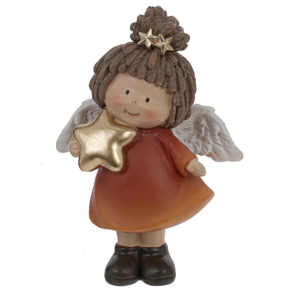 GAEM Фигурка декоративная "Девочка-Ангел", L7 W4 H9 см, 4в.