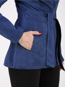 Кожаная куртка демисезонная замшевая двухсторонняя