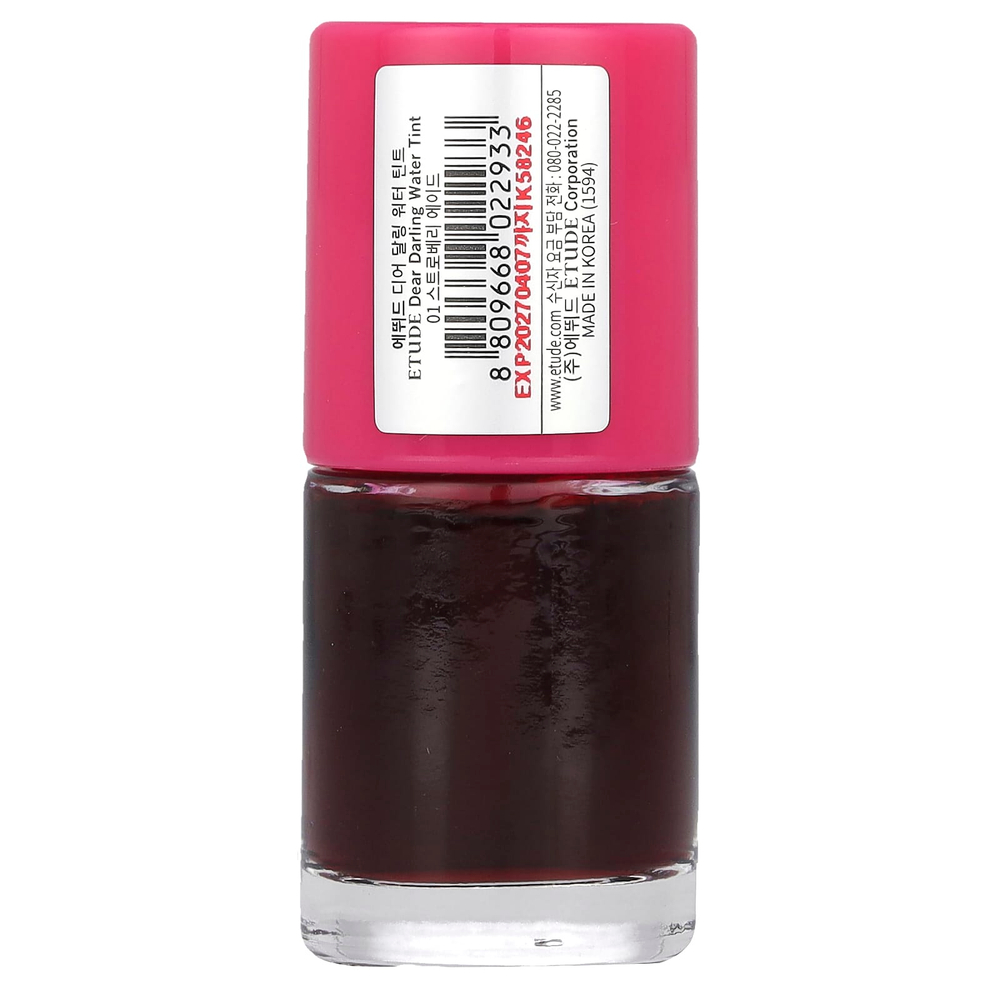 ETUDE, Dear Darling, тинт на водной основе, оттенок Strawberry Ade, 9 г