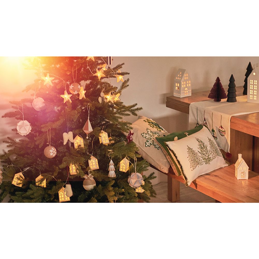 Набор елочных шаров Zero waste из джута из коллекции New Year Essential, 4 шт.