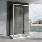 Душевой уголок ABBER Schwarzer Diamant AG30120H-S75-S75 120x75 стекло прозрачное/профиль хром