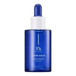 Missha Super Aqua Ultra Hyalron Ampoule 47 ml,Ультраувлажняющая охлаждающая сыворотка 47 мл