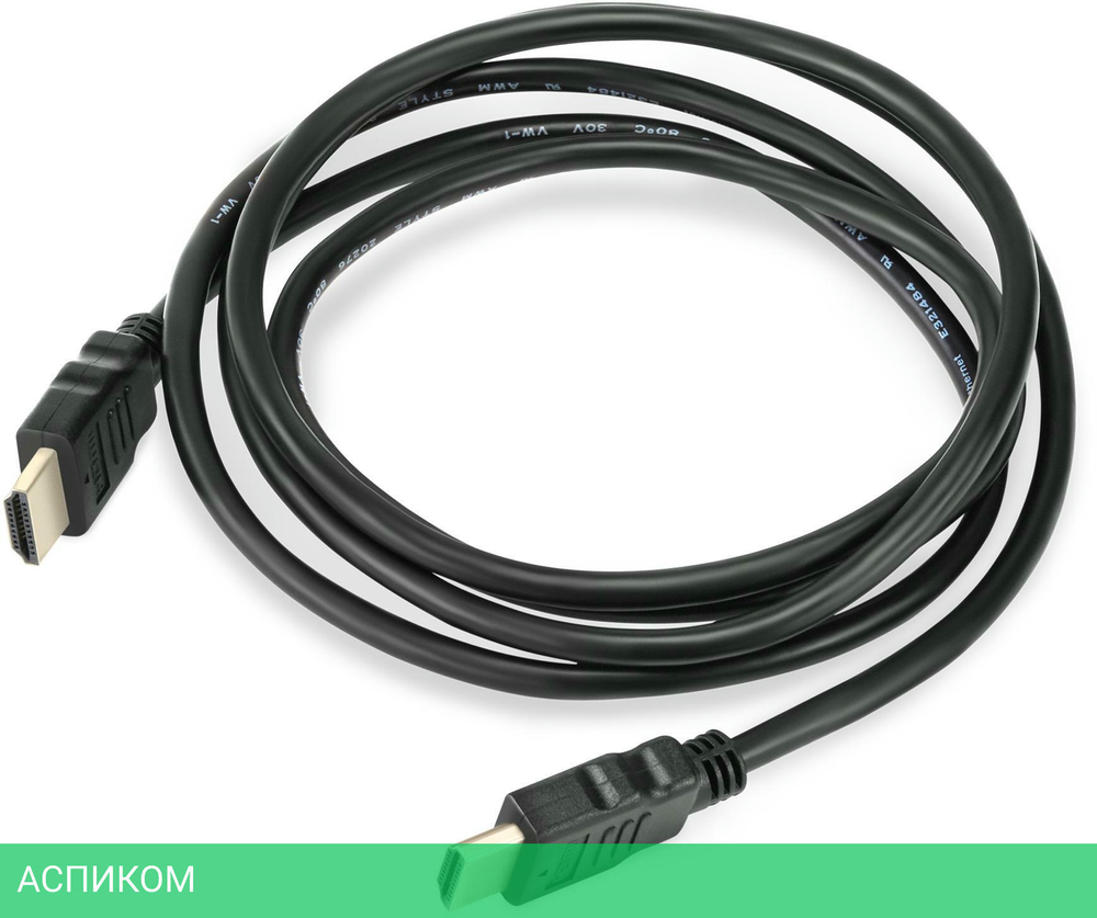 Кабель Buro HDM 1.4 HDMI (m)-HDMI (m) 1.8м черный (BHP RET HDMI18)