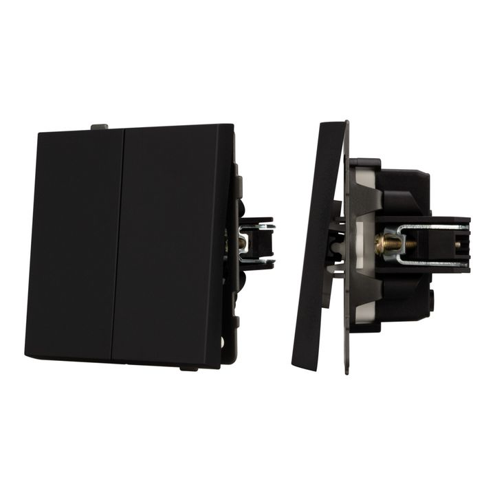 Механизм выключателя управления шторами SWT-TENDO-MKR2-SFPL-BK (230V, 10A) Arlight 054559