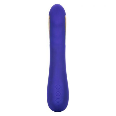 Фиолетовый вибратор с электростимуляцией Intimate E-Stimulator Petite Wand - 18,5 см. (Цвет: фиолетовый)