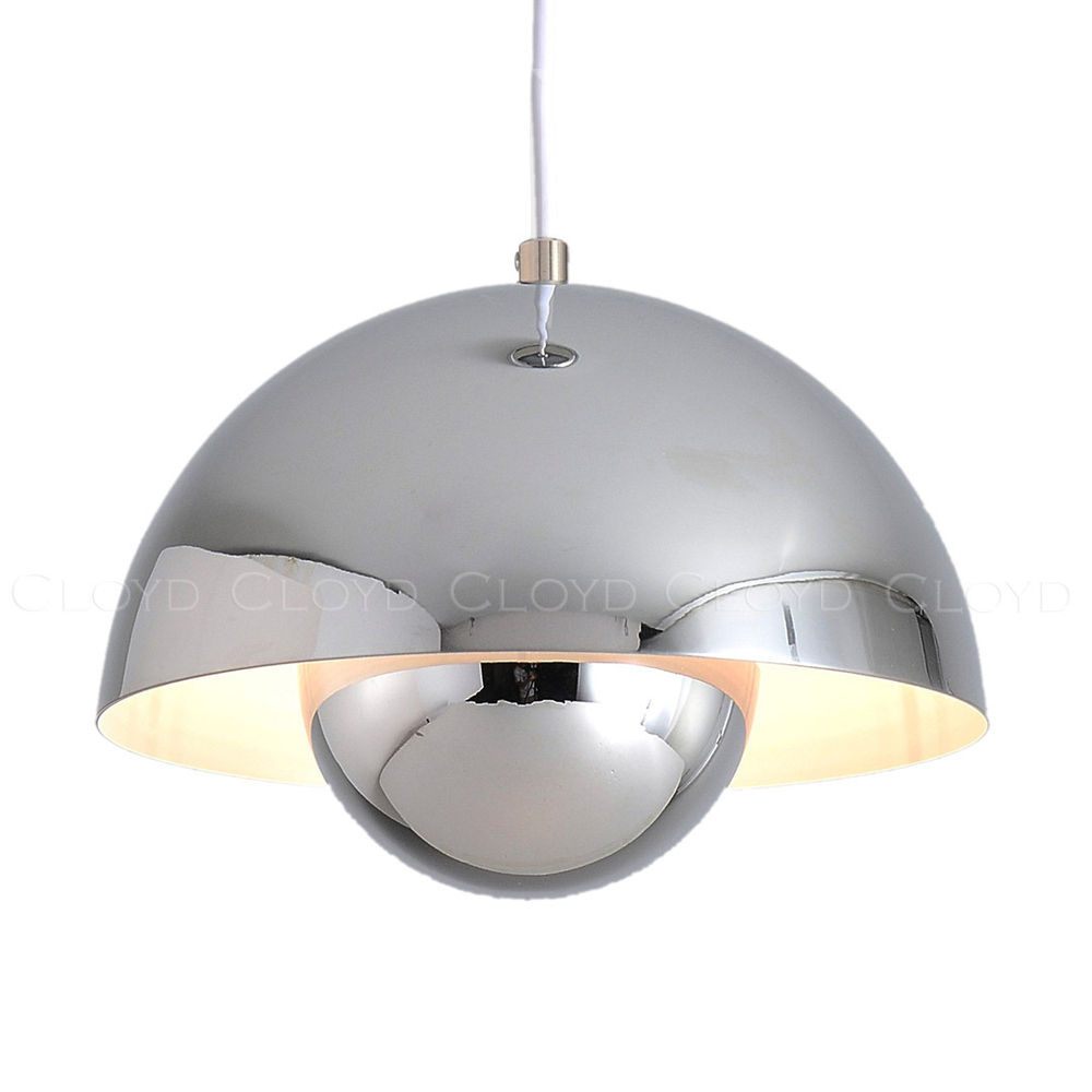 Подвесной светильник Cloyd ERMA-B P1 / Ø23 см - хром (арт.11397)