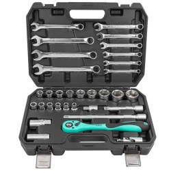 Набор инструментов PROFI 32пр. 1/2''(6гр)(4-32мм) MAMEDFORCE MF-4324-5