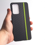 Чехол для Samsung Galaxy A52 5G, карбоновый , 012465 Салатовый