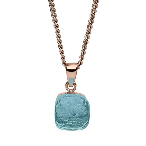 Колье Qudo Firenze turquoise 400272.1 BL/RG