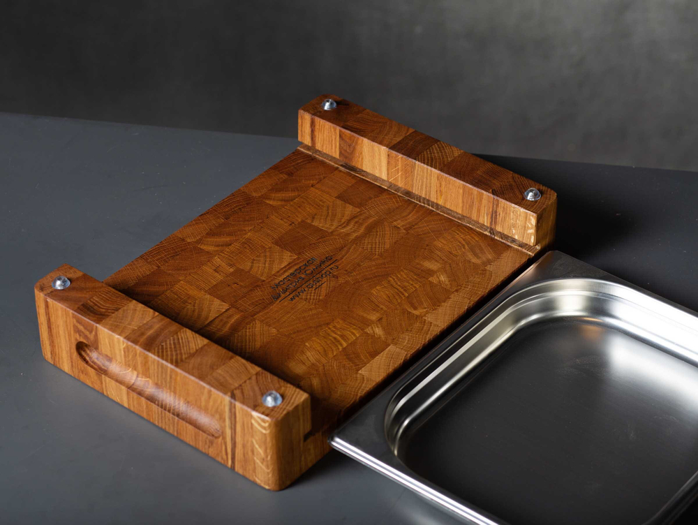 Доска с гастроемкостью 396х276х75