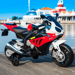 Детский электромобиль "BMW S1000RR", красный