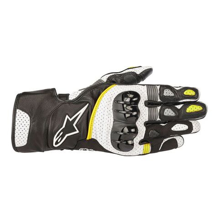 ALPINESTARS Мотоперчатки SP-2 V2 черно-бело-желтый