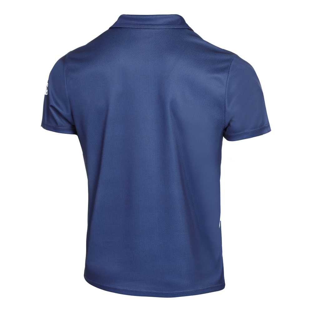 Мужское теннисное поло Quiet Please Retro Tournament Polo Men - Dark Blue, Multicoloured