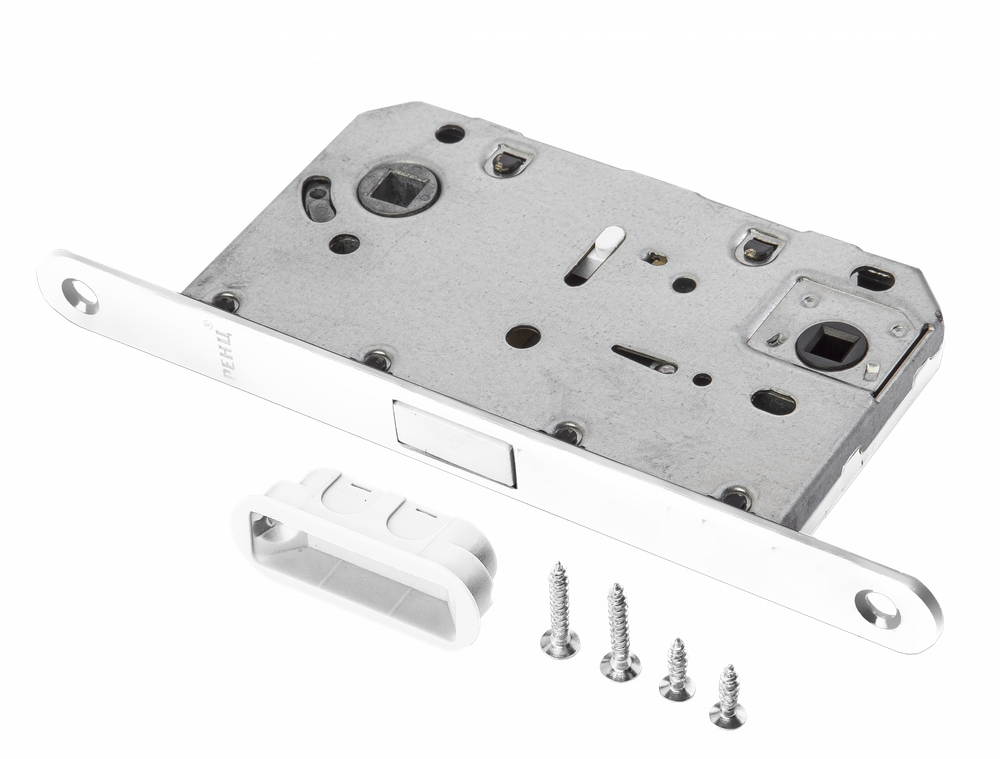 Замок сантехнический магнитный Ренц INLBM 5096 pl White (слоновая кость), цвет белый (гарантия - 12 месяцев)