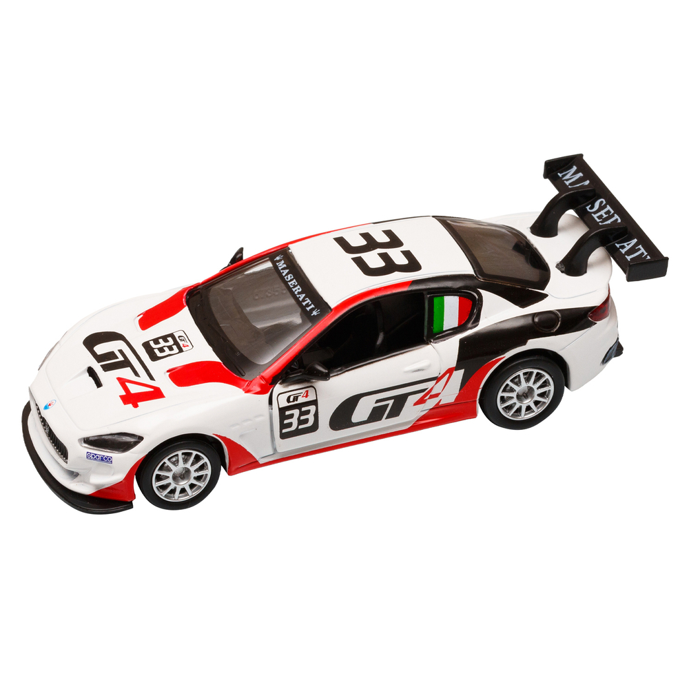 Модель 1:43 Maserati Gran Turismo MC GT4, белый, откр. двери