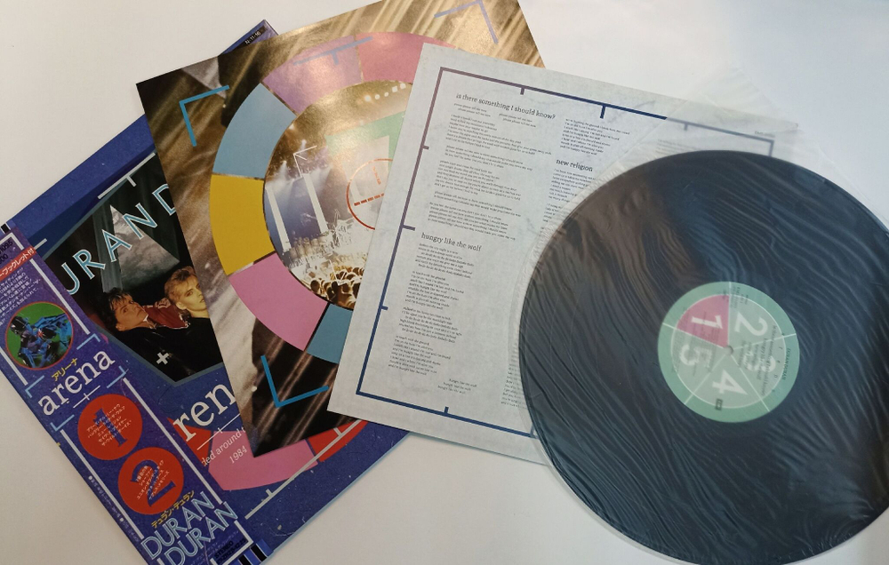 Винтажная виниловая пластинка LP Duran Duran Arena (Japan 1984)