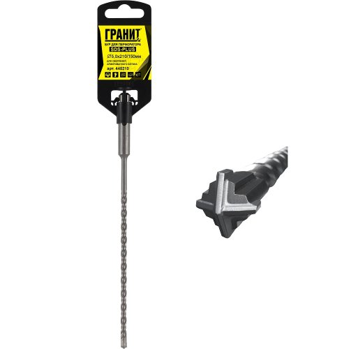 Бур ГРАНИТ SDS+ Quadro-X 5,0*210