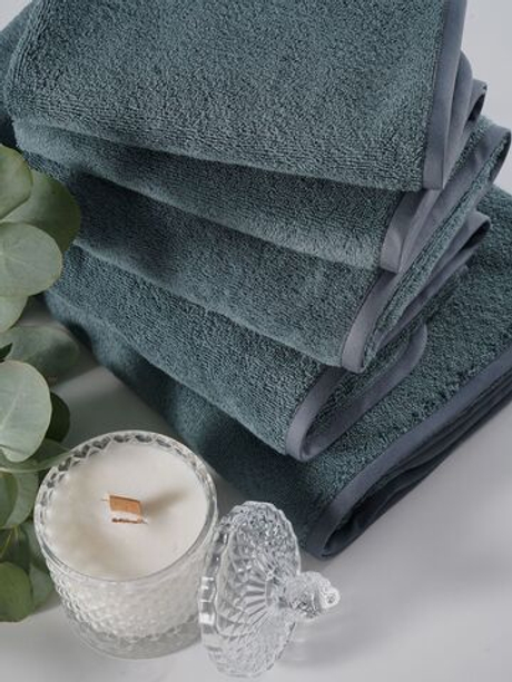 Набор полотенец 3шт Claire Batiste Atelier Ile морская волна