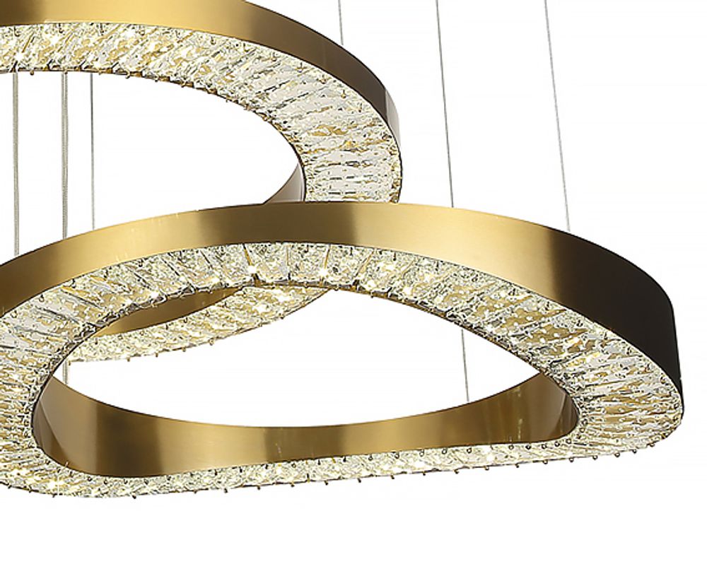 Люстра Тауна бронза d80+60+40 h128 Led 140W (4000K)