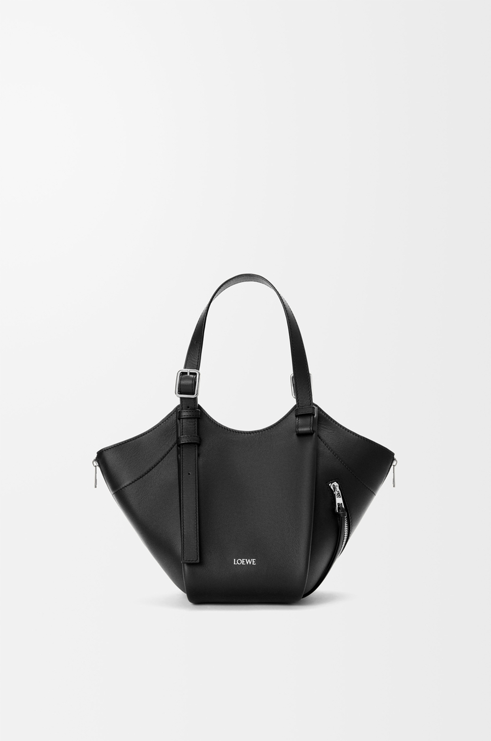 Loewe Сумка Hammock Flip из классической телячьей кожи, черный