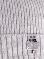 Шапка для девочки осенняя