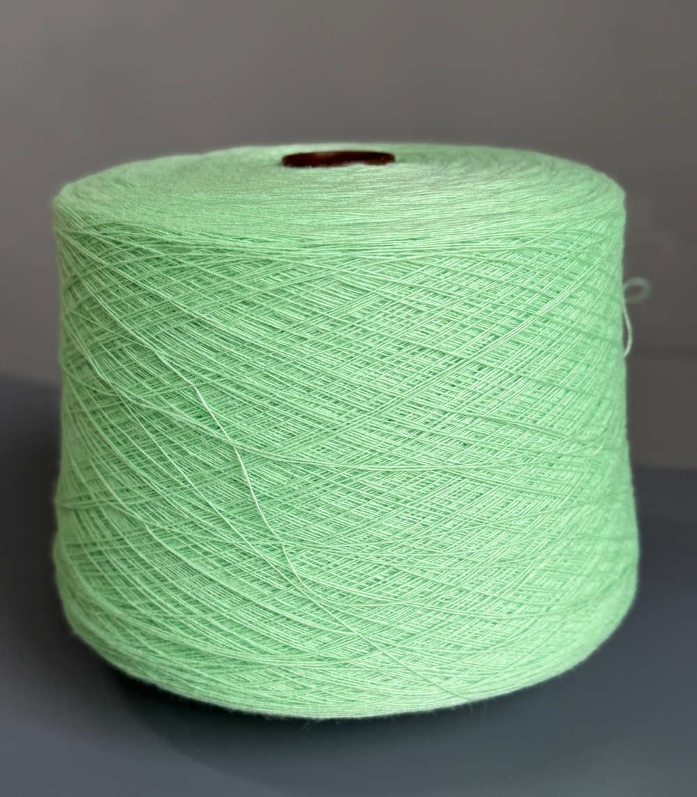 Пряжа Zegna Baruffa Supergeelong 1/15 (100% мериносовая шерсть кардная), 1500м/100гр, мятный