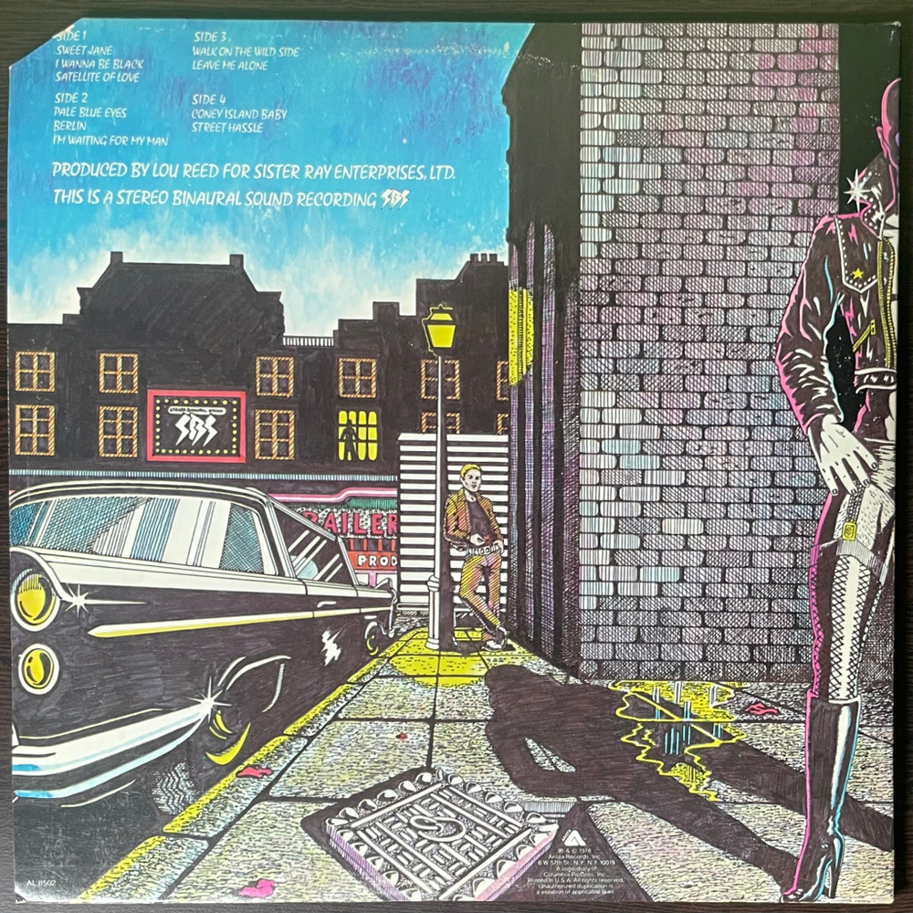 Lou Reed ‎– Lou Reed Live - Take No Prisoners 2LP (США 1978г.)