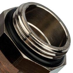 Регулируемый концевой фитинг с дренажным вентилем, ручной воздухоотводчик 1"