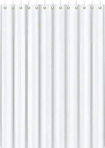 Штора для ванной 180*180"Листопад» цв.белый