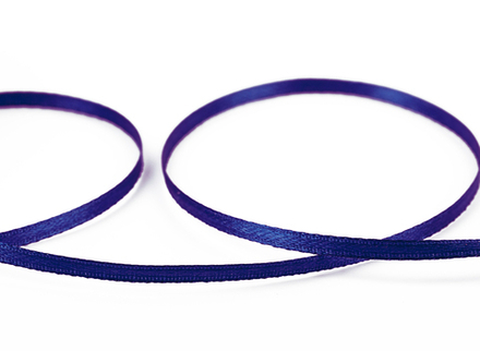 Лента атласная 3 мм AL-3P двухстор. №094 синий
