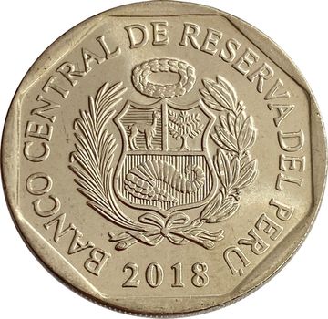 1 соль 2018 Перу «Красная книга Перу: Горный тапир»