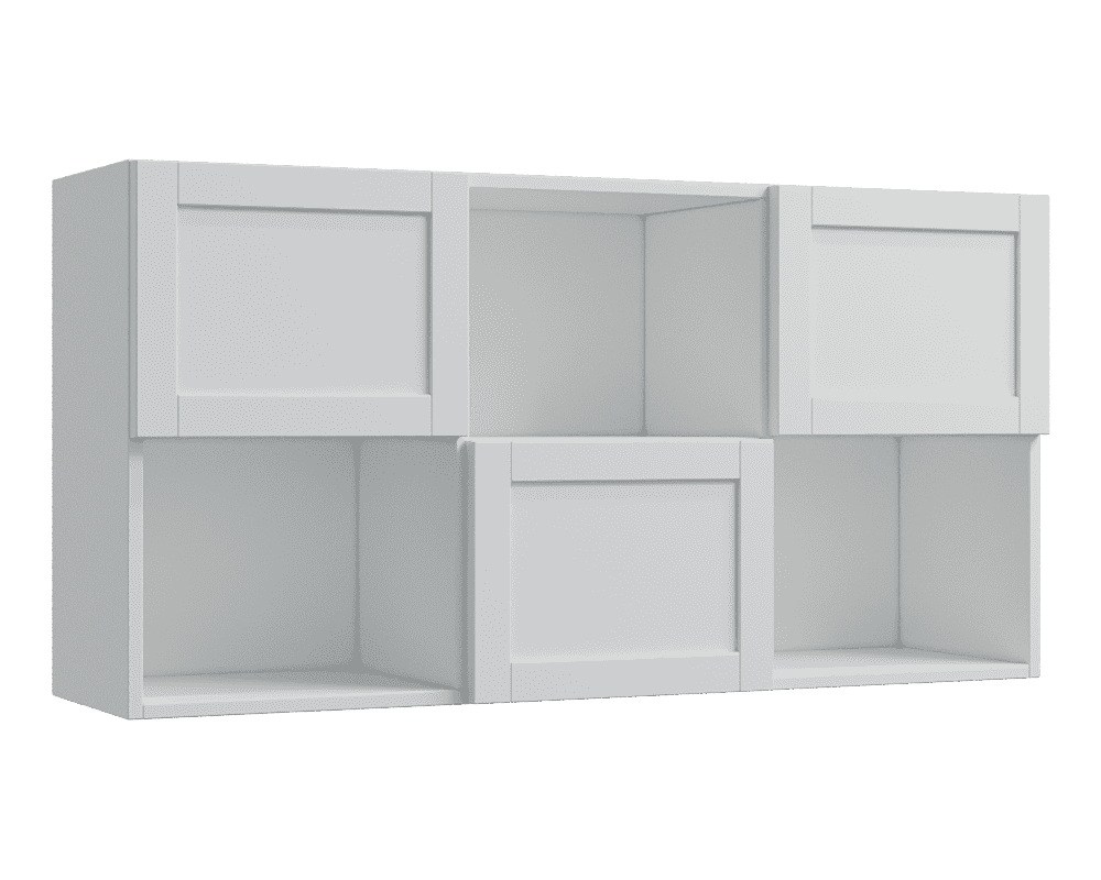 Полка навесная Нордик, белый