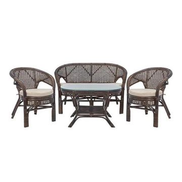 Комплект PELANGI Кофе/Бежевый