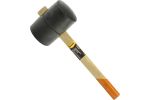 Киянка резиновая, 450 г, черная резина, деревянная рукоятка Sparta 111505
