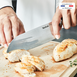 Нож сантоку с чехлом для заточки Tefal Ever Sharp K2579024