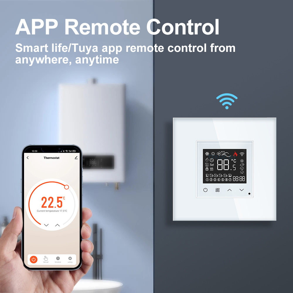 Термостат WiFi 16А WF16TMT БЕЛЫЙ TUYA