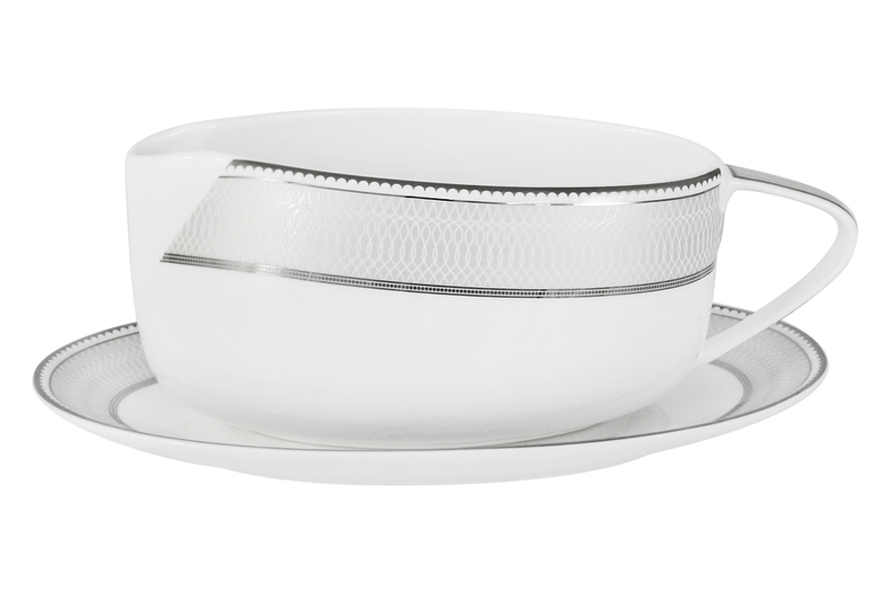 Обеденный сервиз 27 предметов на 6 персон Anna Lafarg Emily Жемчуг