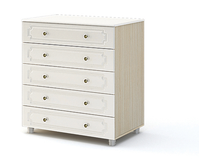 КМ-912 Виктория МДФ комод 5 ящ.