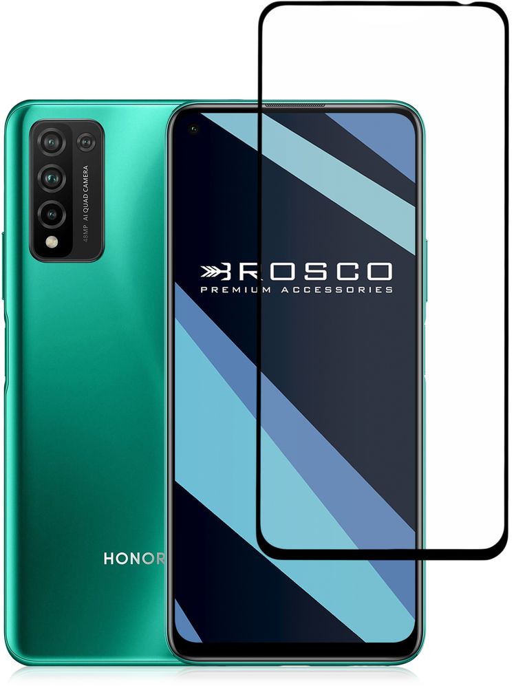 Защитное стекло ROSCO для Honor X10 5G оптом (арт. HW-HX10-FSP-GLASS-BLACK)