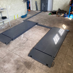 WDK-505X Подъемник ножничный слесарный 3,5 тонны, 380В