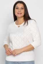 Блуза Нежный узор (молочная) Б14936-18М LT Collection