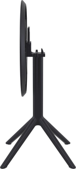 Комплект пластиковой мебели Siesta Contract Sky Folding 60 Carmen, черный