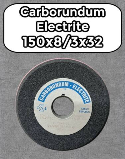 CARBORUNDUM ELECTRITE 150х8/3х32 Абразивный заточной круг (сэндвич) двухслойный для заточки ленточных пил